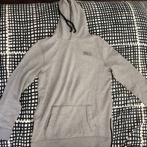 Long line grey sweater hoodie